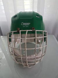 Casque de hockey / Helmet Vintage Cooper SK 300 avec cage