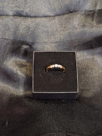 Women's 14K Gold Diamond Engagement Ring~Size 6.5