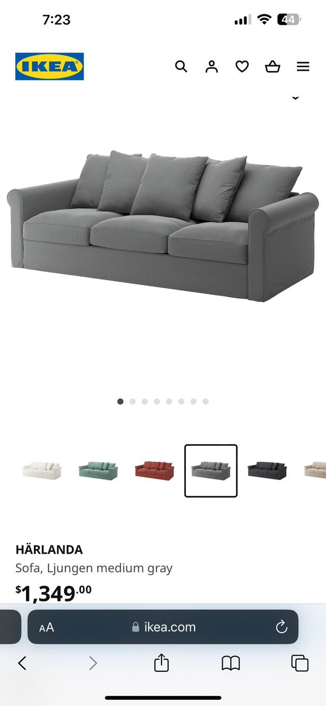 IKEA HARLANDA Sofa in Couches & Futons in Ottawa - Image 4
