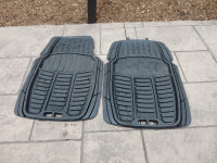Pair of Rubbermaid Rubber Universal Car, Truck SUV Front Mats