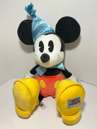 Disney Mickey Mouse 25" Plush 90th Anniversary Let's Celebrate, View more