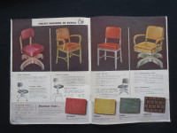 Catalogue 1960  Ameublement de Bureau Montréal Lampes Armoires
