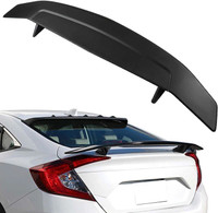FINDAUTO ABS Rear Trunk Spoiler Wing with 3rd Brake Light Custom