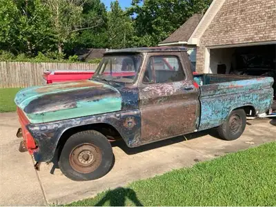 Looking for a half ton shortbox gmc/chev from 1955-1966. Project. Not completed.