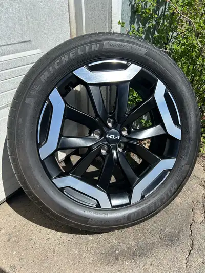 firm price ! 450$ all 4 rims and tires OEM 2023 kia telluride wheels , rims , mags 20 inch 20x7.5 5x...