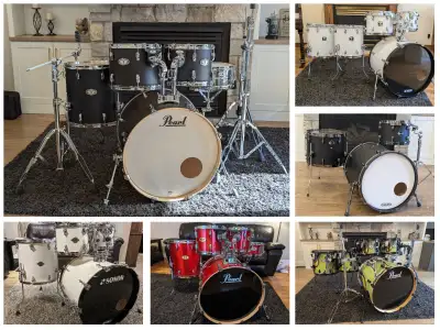 High-end Drum shell packs (Gretsch, Pearl, Sonor, DDrum), View more