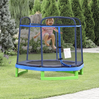 84.75" Kids Trampoline 7 FT Indoor Outdoor Trampolines