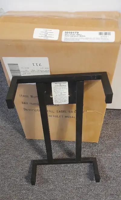 wall easel for thick paintings or hangings, View more