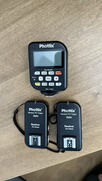 Phottix Odin Wireless TTL Trigger for Canon with 2 receivers, View more
