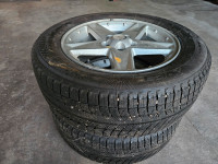 Two 22560R17 winter tires