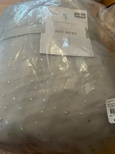 New in Package  Pottery Barn “Marlo” Bedskirt , View more