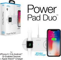 Power Pad Duo Wireless Charging Pad Qi Wireless Fast Charger