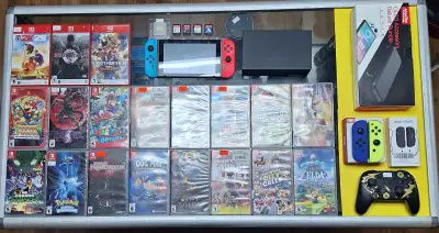 For Sale By the Queenston Street Exchange Buy and Sell! NINTENDO SWITCH CONSOLES AND GAMES (All subj...