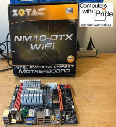 Zotac NM10-DTX WiFi mini-DTX Motherboard, View more
