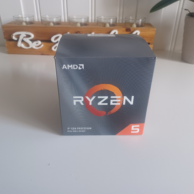 NEW (Open box but never been used) AMD 3600x with Wraith Cooler in System Components in Oshawa / Durham Region