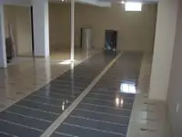 Infrared  floor heating system  220V, 14.8w/sq.ft.