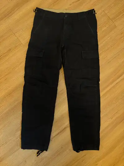 Carhartt WIP Cargo Pants Black Size 30, View more