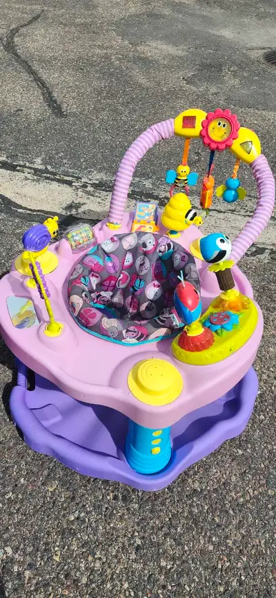 Pink exersaucer, View more
