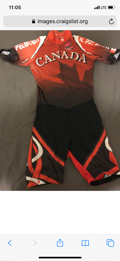 Speed skating ski ski/jersey sz small like new, View more