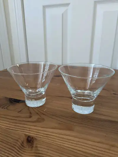 2 Grand Marnier Glasses Stemless Weighted Bottom, View more