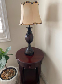 Night table and Lamp $50 each