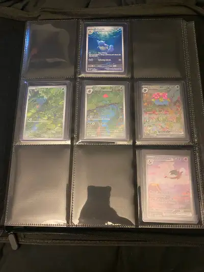 All pack to sleeve with in seconds, feel free to ask for closer pictures of some.