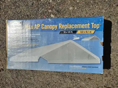 New in box. Replacement canopy top for Shelter Logic 10' x 20'. Bought and never used it. Do not nee...