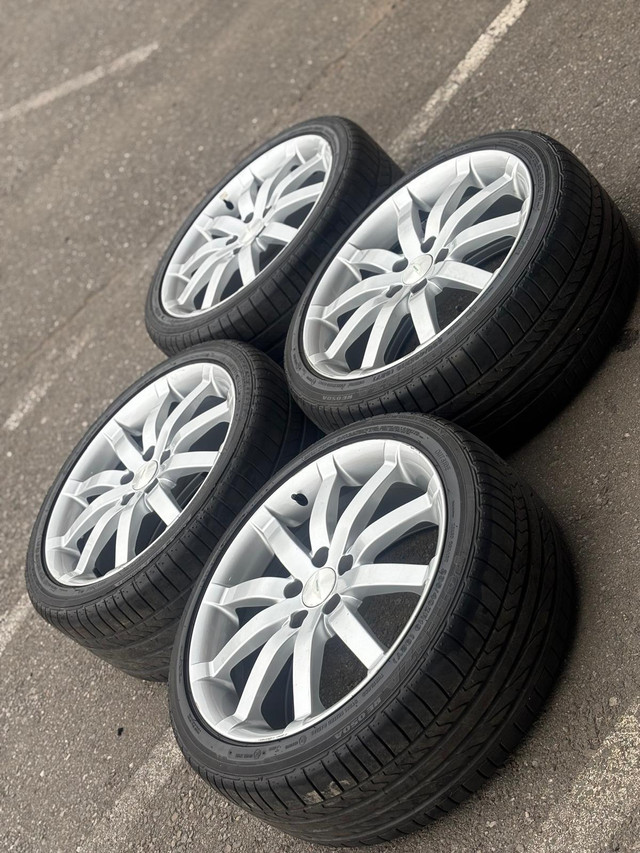 OEM 19"Aston Martin DB9/Vantage(5x114)+Bridgestone Potenza in Tires & Rims in City of Toronto - Image 3