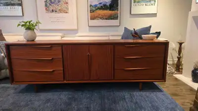 MCM vintage Teak dresser credenza, View more