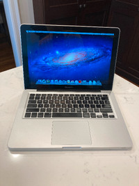 Apple MacBook Pro 13.3” with upgraded hard drive and charger