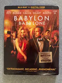 New sealed Babylon Brad Pitt Margot Robbie blu ray