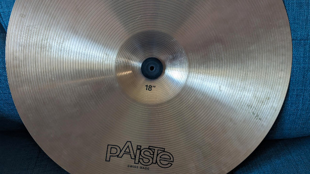 PAISTE 18" 602 Thin Crash in Drums & Percussion in Kawartha Lakes - Image 2