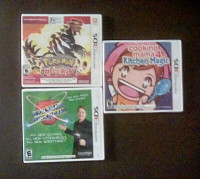 NINTENDO 3DS: POKEMON OMEGA RUBY, COOKING MAMA, SMARTER 5TH