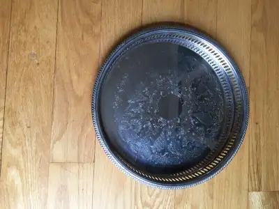 Silver serving trays, View more