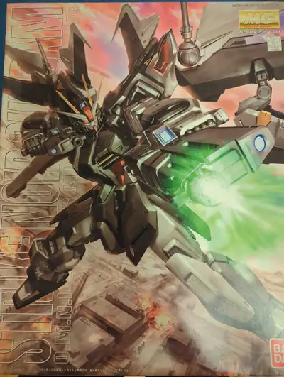 I am selling my Bandai MG Strike Noir Gundam model kit. This model has been assembled and is in good...