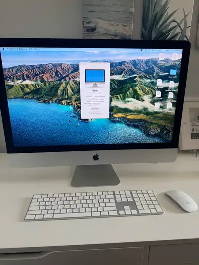 Selling my barely used 2017 27-inch Apple iMac, which features a 3.4 GHz Quad-Core Intel Core i5 pro...