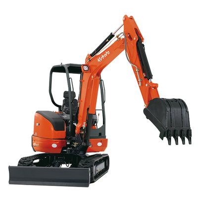 7,500 lbs. KUBOTA U35 Compact Excavator w/ 24” Tooth Bucket Rent, View more