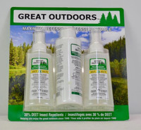 Great Outdoors Insect Repellent Spray, Pump Spray 3 Pack