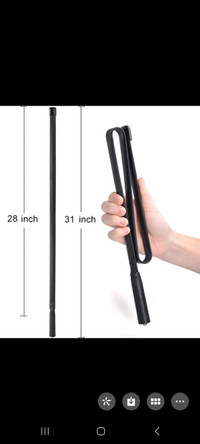 Brand new 31 inch foldable cs tactical radio antenna for baofeng
