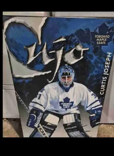 Add a piece of hockey history to your collection with this Curtis Joseph Toronto Maple Leafs collect...