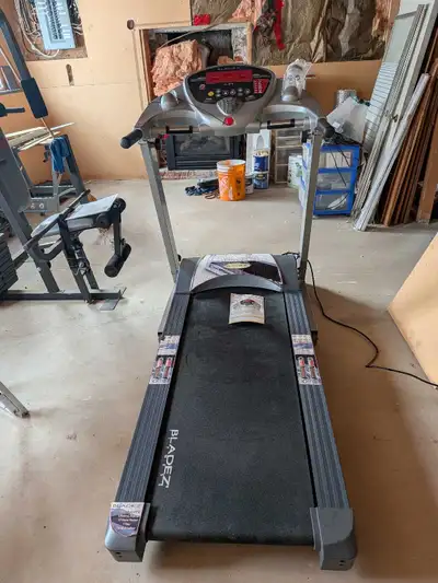 This is a Bladez treadmill, perfect for getting your cardio in at home! This treadmill has a variety...