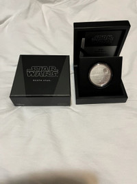 DEATH STAR – STAR WARS 2020 1oz $2 Pure Silver Coin NZ MINT
