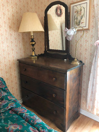 Antique dresser with mirror