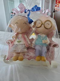 Wedding Gift Married Couple Anniversary Doll Figure Figurine