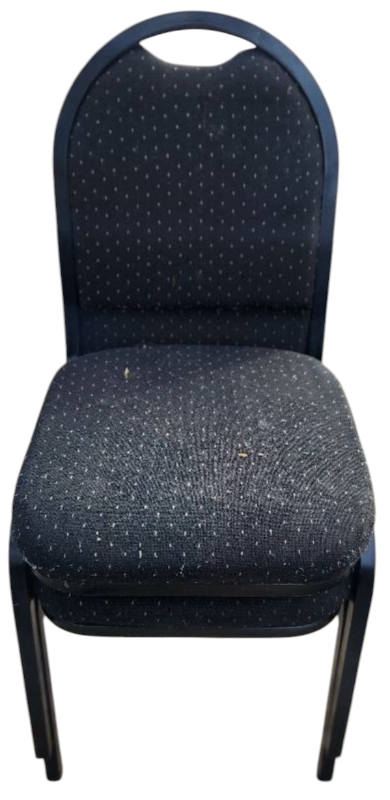 Black metal stacking chairs. Conference chairs. I deliver!, View more