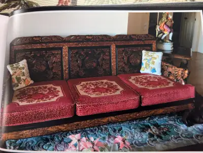 Set de salon chinois - Oeuvre d'art unique 5 000 C$ · Magnifique set de salon acheté a Taiwan en 197...