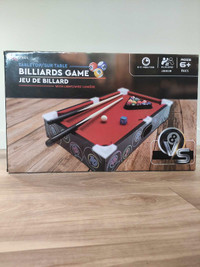 Mini jeux de billiards 
