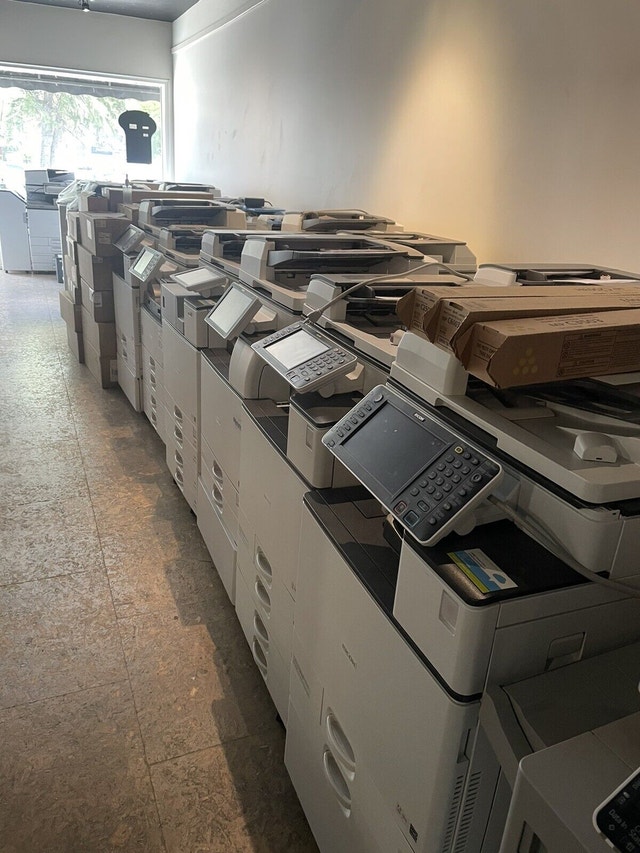 Store clearance sale (printers, Ricoh,copier fax scanners) Printers, Scanners & Fax Edmonton