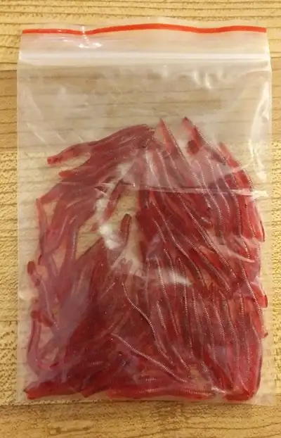 NEW IN PACKAGE - 3.5cm Silicone Fishing Worms baits tackle lures, View more