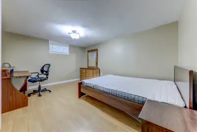 Spacious and bright large basement room available for rent in a quiet, safe neighborhood. Shared was...
